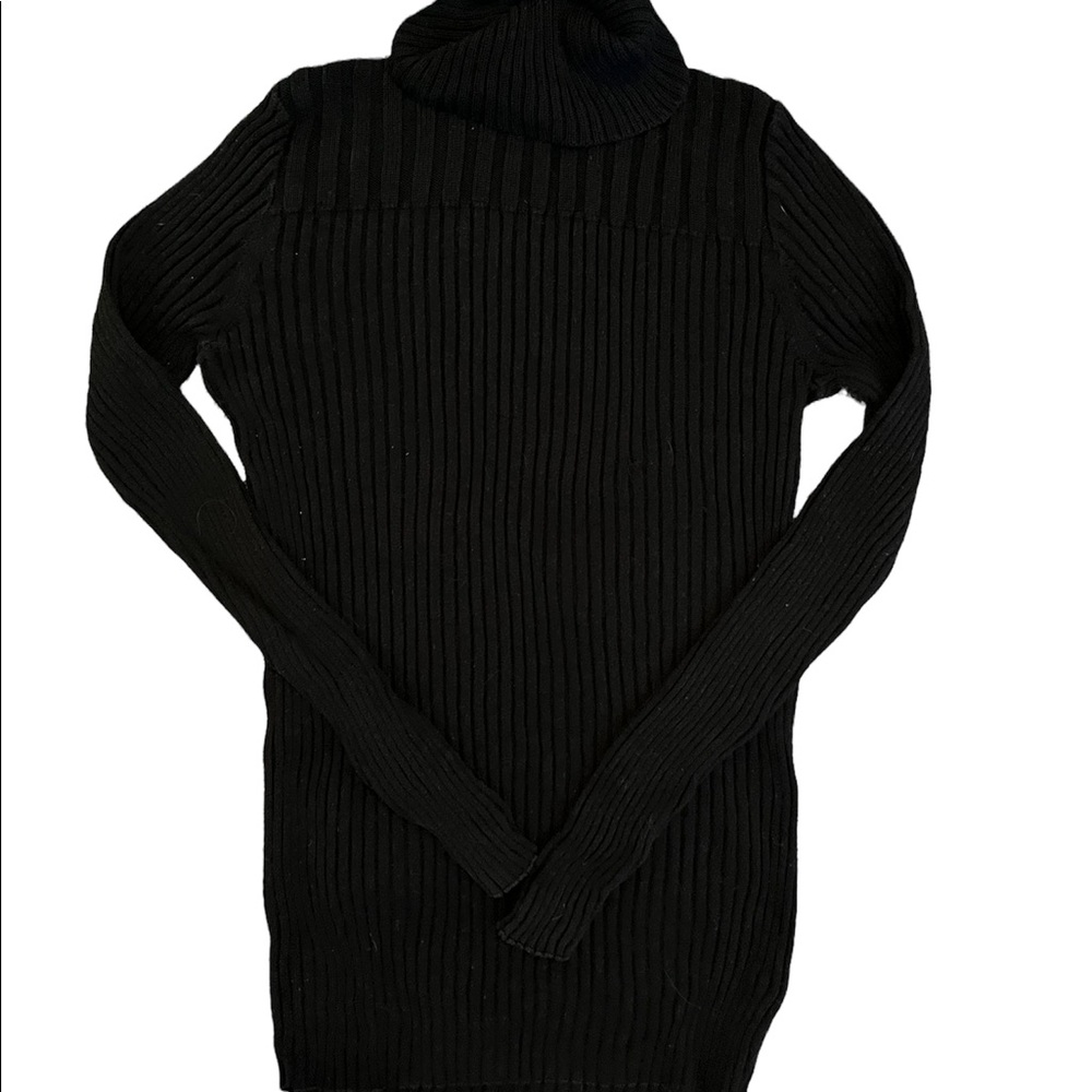 🌸Ruff Hewn, Size Large Women, Black Turtleneck🌸